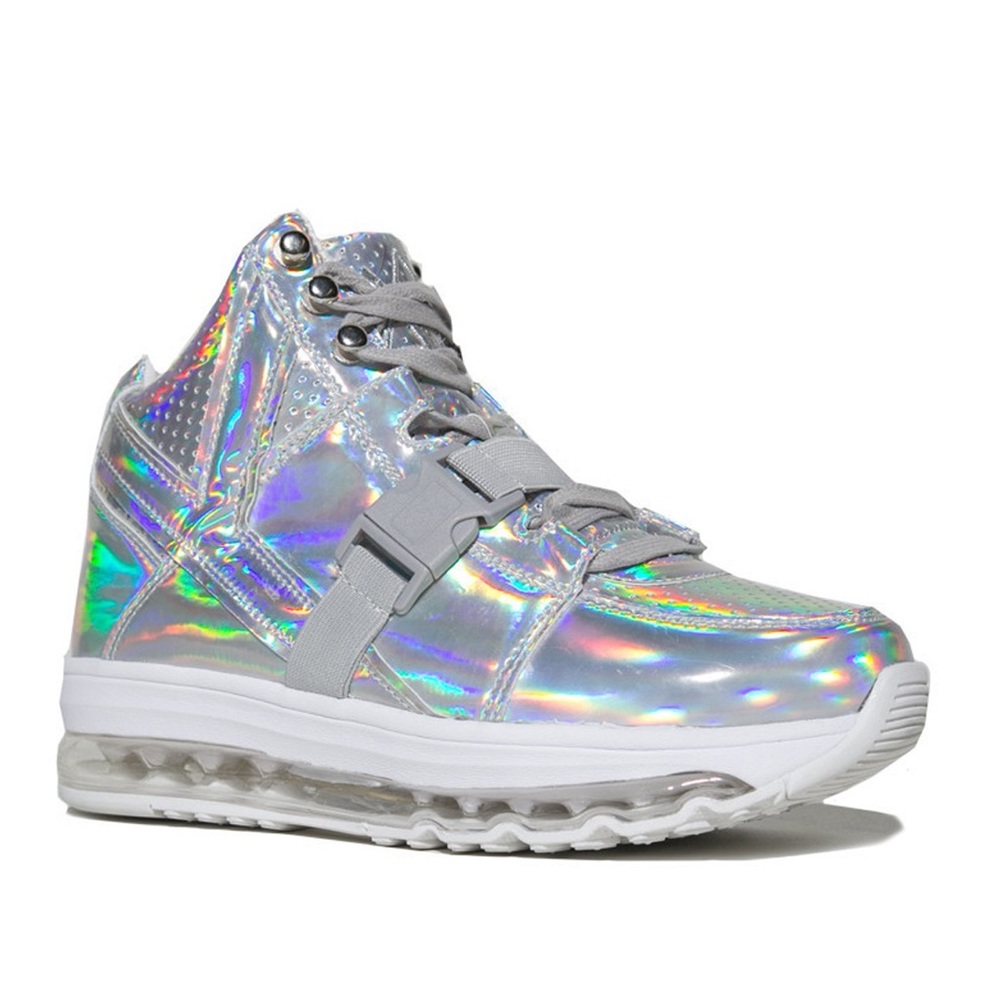 YRU Quzmo Aire Holographic Light-Up Sneakers